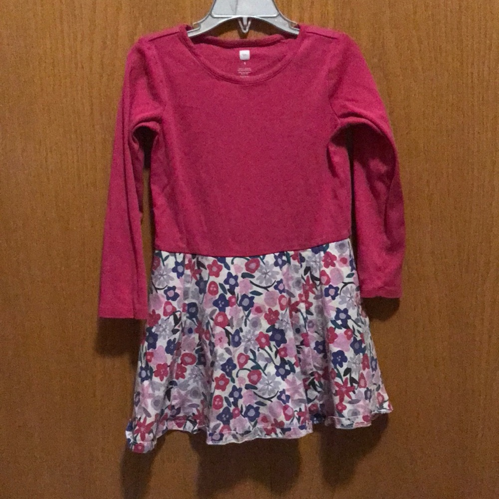 Tea Collection Pink floral dress 5T